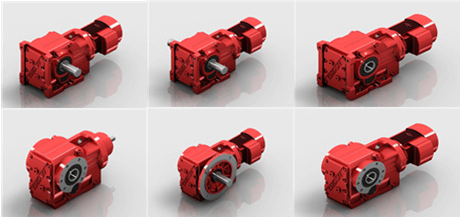 K系列斜齒輪減速機大家庭