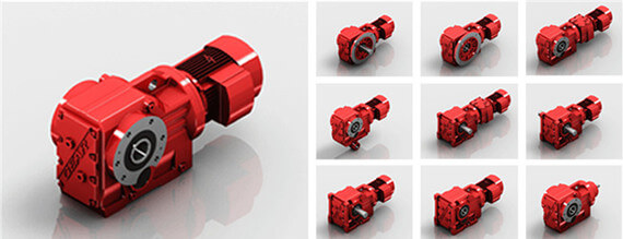 K系列傘齒輪減速機 錐齒輪減速機 K系列傘齒斜齒輪減速機