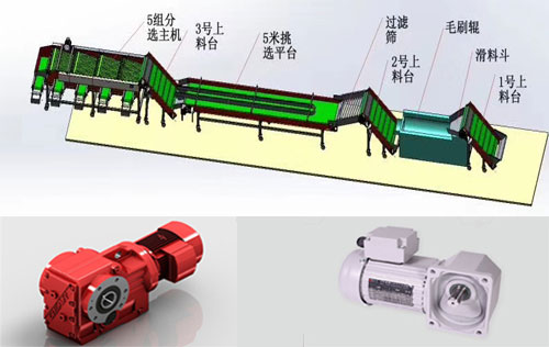 螺旋輸送設備上專用的直角減速機、螺旋送料減速機