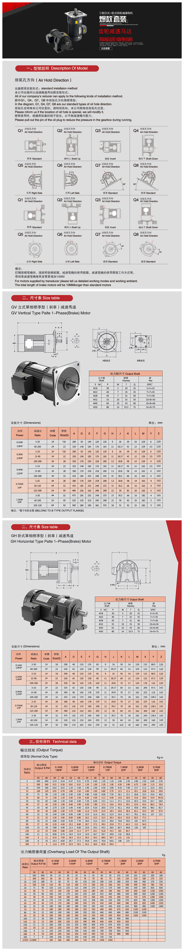 齒輪減速馬達-小型減速機-廠家直銷供應