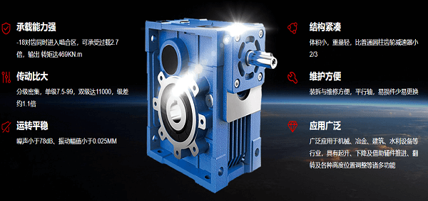 RV蝸輪蝸桿減速機